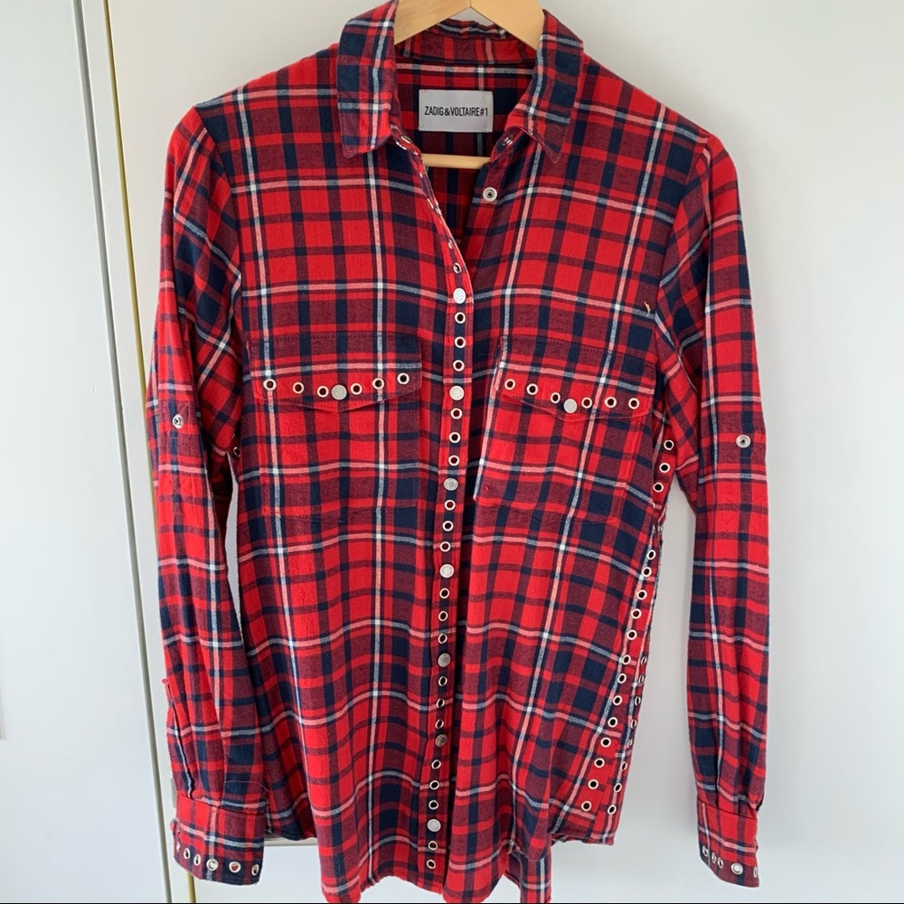 ❤️STUNNING STUDDED FLANNEL!❤️